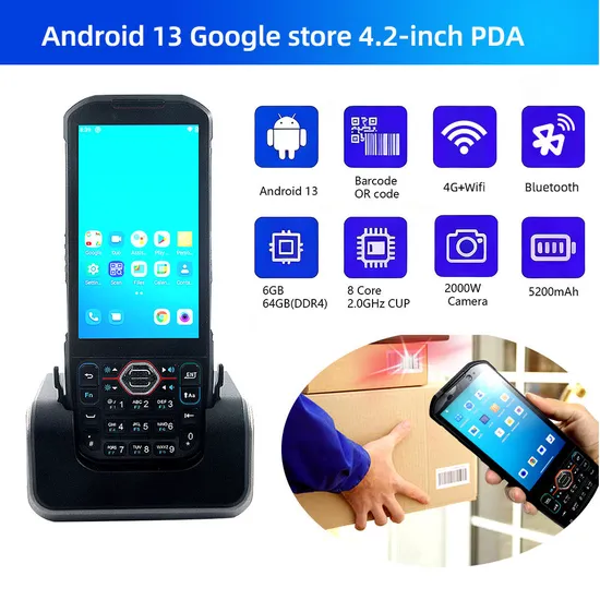 Edoo M73 Android Handheld Computer RFID NFC Lezer Robuuste Toetsenbord PDA Prijzen 2D Barcode Scanner PDA's voor Logistiek Magazijn pictures & photos