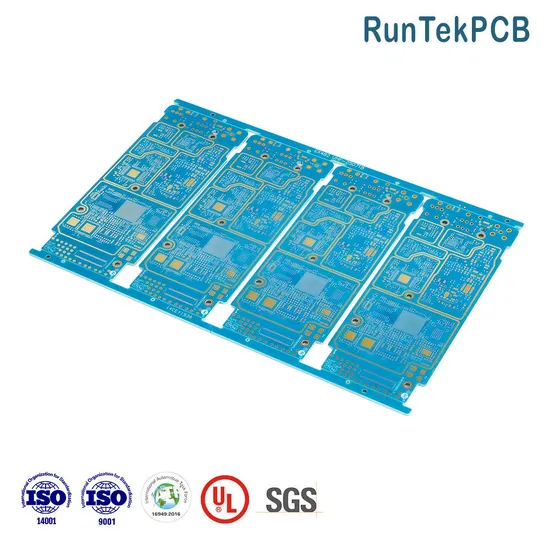 Yönlendirici için düşük çapraz konuşmalı, boyutsal olarak kararlı çok katmanlı sert PCB pictures & photos