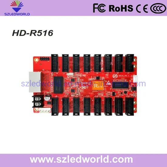 Controlador de Display LED em Cores Completas Cartão Receptor de Tela LED Huidu R501 R500 R512 R508 R612 pictures & photos