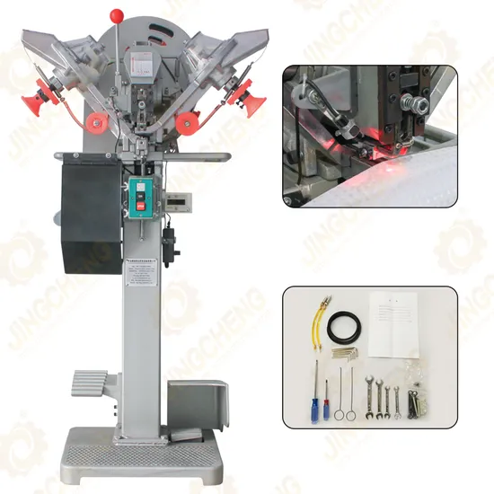 Máquina de prensado de botones a presión para herramientas de ojetes, máquina de botones a presión con lengüeta pictures & photos