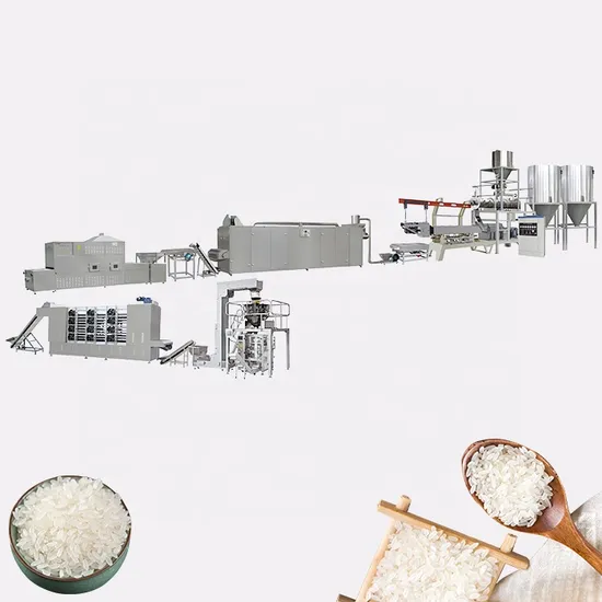 Línea de producción de arroz instantáneo de tapioca completamente automática certificada CE, fábrica de arroz fortificado pictures & photos
