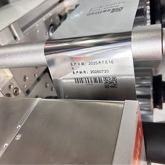 Máquina de rebobinado de línea nueva con codificación por inyección de tinta de rodillo a rodillo para codificación QR, operación simple, máquina de rebobinado pictures & photos