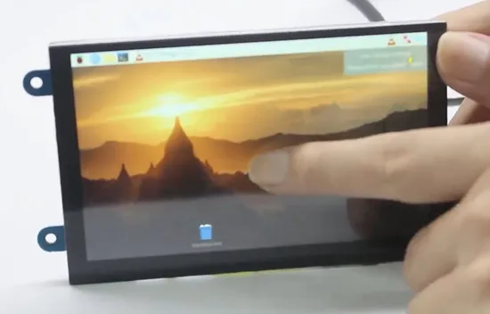 หน้าจอสัมผัส TFT LCD ขนาด 5" นิ้ว แบบตั้งตรง โมดูลบอร์ดขับ HDMI สำหรับ Raspberry Pi pictures & photos