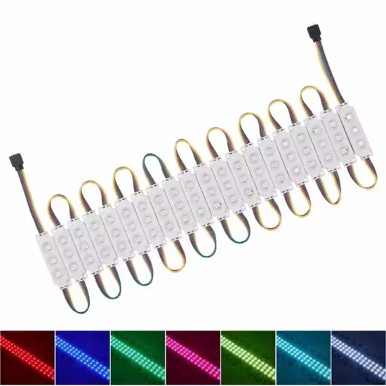RGB LED Modul SMD 5050 LED Hintergrundbeleuchtung Pixelmodul für Schriftzug DC12V 3LED IP65 Wasserdicht 0.72W RGB LED Schild Modul Wasserdichtes LED Modul pictures & photos