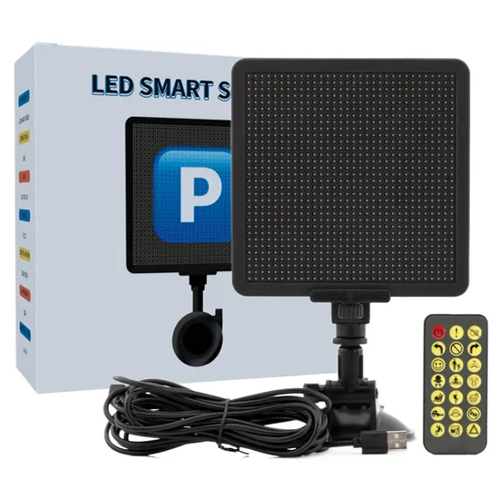 Insegna LED programmabile USB Schermo LED Matrice Display Pannello Pixel Luce per Finestrino Posteriore Auto pictures & photos