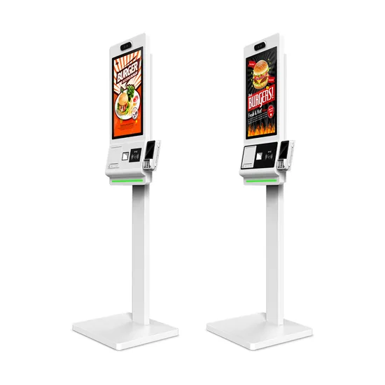 Sistema di Checkout Self Service Interattivo 32-Inch Schermo del Sistema Operativo Windows Scanner di Codici QR Stampante di Ricevute 21.5-Inch pictures & photos