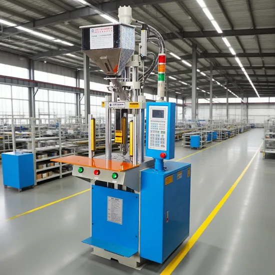 Small Size Plastic Injection Machine, Plastic Vertical Injection Molding Machine Factory pictures & photos