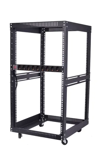 Produzione 4 Posto Telaio Aperto Rack Dati con Ruote per Networking pictures & photos