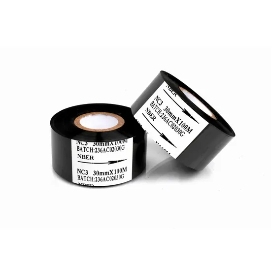 เครื่องพิมพ์ริบบอน 30mm 100m Nc3 บรรจุริบบอนพิมพ์ความร้อน pictures & photos