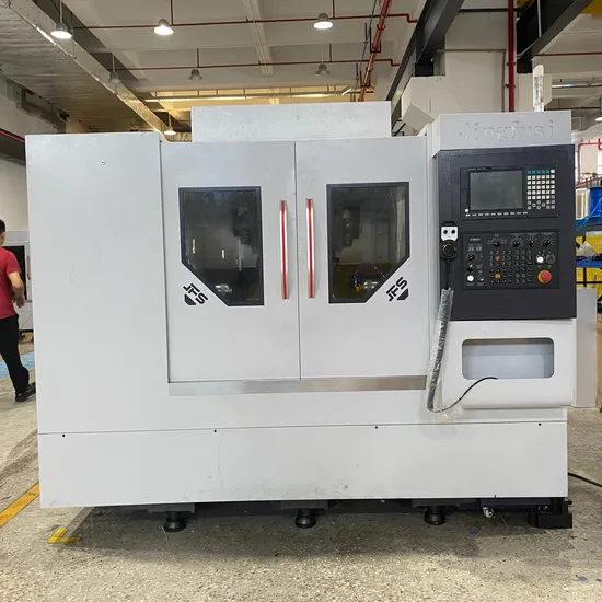 Doppelspindel-Syntec-Steuerung Drehfräsmaschine unterstützt komplexe G-Code-Programme für maßgeschneiderte Autoteile pictures & photos