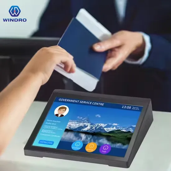 デスクトップ 10.1 インチ インタラクティブ デジタルサイネージ 横型 タッチ アンドロイド タブレット フィードバック デバイス アンドロイド RJ45 デスクトップ タブレット PC pictures & photos