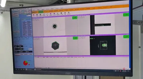 Macchina per ispezione visiva personalizzata per viti, macchina automatizzata per la selezione ottica dei difetti delle filettature interne pictures & photos