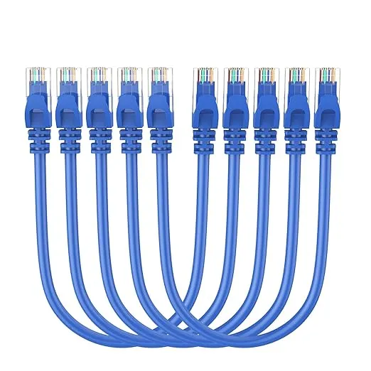 23AWG 高速 RJ45 ルーター モデム コンピュータ用 短い イーサネットケーブル pictures & photos