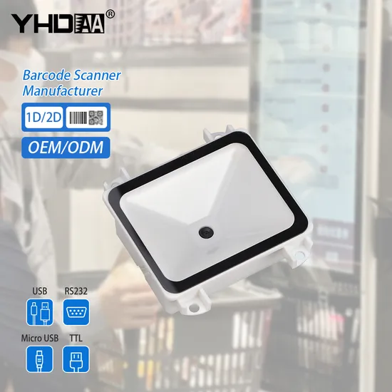 Mini 2D Scanner di codici a barre integrato, modulo lettore di codici QR omnidirezionale più piccolo per chioschi e Arduino pictures & photos