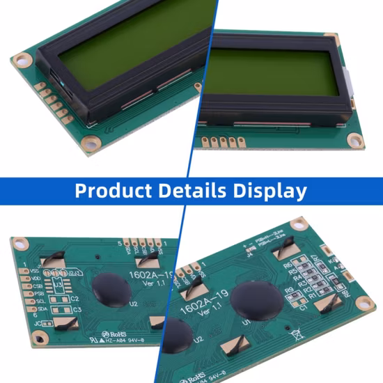 5V โมดูลจอแสดงผล LCD สองแถวสำหรับการควบคุม Arduino pictures & photos
