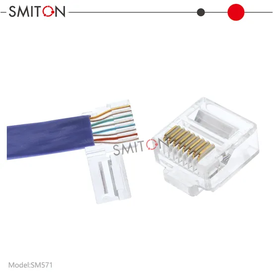 8p8c CAT6 UTP Kısa RJ45 Bağlantı Mini RJ45 Modüler Fiş ile Ekleme pictures & photos