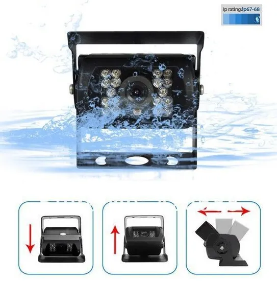 차량 후방 카메라 백 18 LED 원형 후진 카메라 pictures & photos