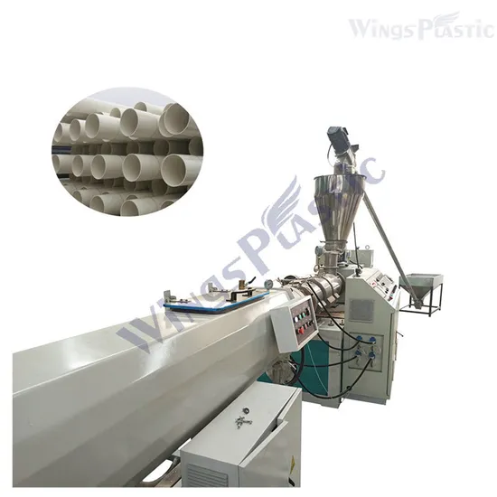 플라스틱 PVC UPVC 파이프 제조 가공 기계 PVC 전선관 파이프 제조 기계 pictures & photos