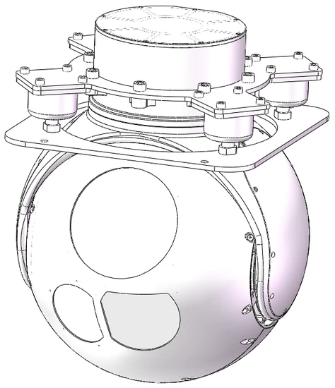 Sistema de cámara gimbal avanzado con integración de máquina de medición láser pictures & photos