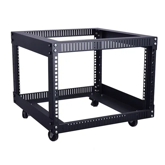12u 14u Server Rack Offenes Gestell mit Rollen 4 Post Schnelle Montage 19 Zoll Datenrack pictures & photos