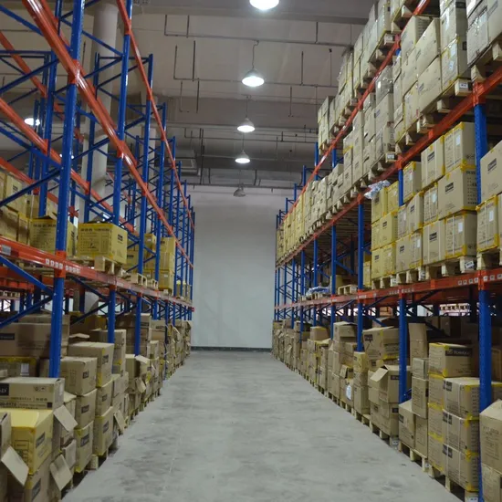 Hệ thống kệ pallet chọn lọc công nghiệp bằng kim loại, kệ lưu trữ trong kho, kệ pallet với các thanh thép, kệ lưu trữ trong kho được phủ bột pictures & photos