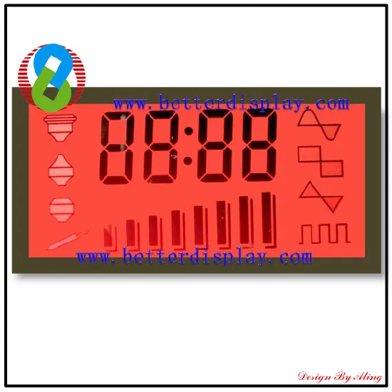 Modul Tampilan Layar LCD Panel Latar Belakang Merah pictures & photos