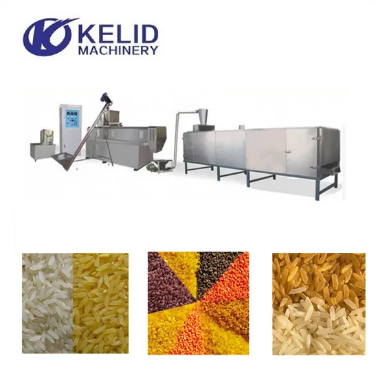 Linea di lavorazione del riso fortificato, macchina per la produzione di riso nutrizionale artificiale pictures & photos