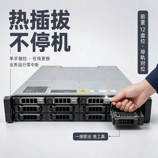 PowerVault ME5012 5.8PB Ölçeklenebilir Rackmount Array Depolama pictures & photos