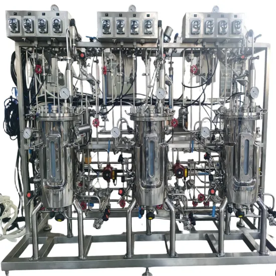 Paralleles Edelstahlfermentersystem mit automatischer Schaumkontrolle für einen stabilen parallelen Fermentationsprozess pictures & photos