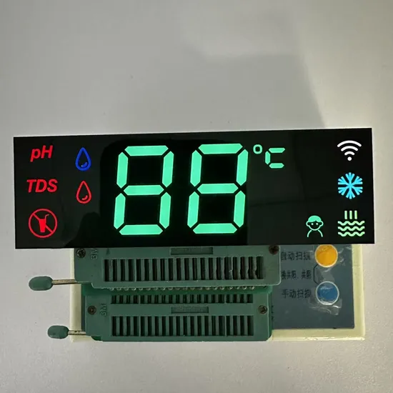 Benutzerdefiniertes mehrfarbiges unsichtbares 7 Segment-LED-Anzeigemodul für Wasserspender pictures & photos
