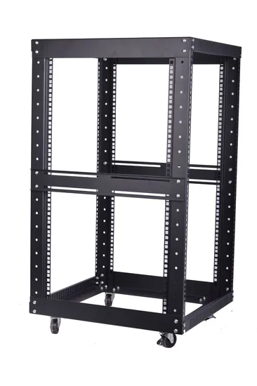 Produzione 4 Posto Telaio Aperto Rack Dati con Ruote per Networking pictures & photos
