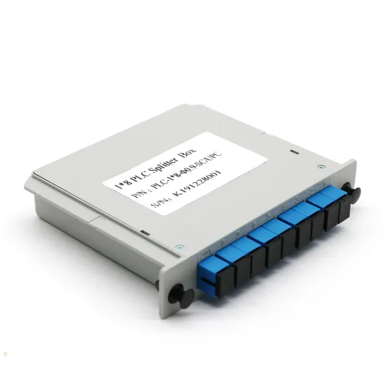 Modulo di distribuzione del segnale luminoso stabile a splitter ottico PLC per telecomunicazioni e centri dati pictures & photos