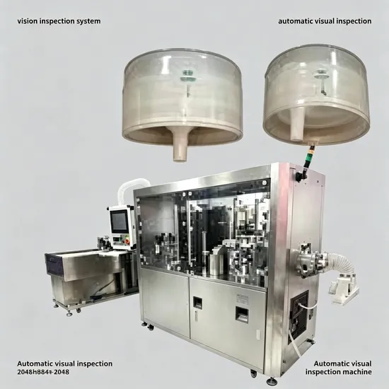 Bottle Cap Detection Equipment Cap Visual Inspection Machine with Auto Sort Reject Function Check Burr Flash Scratch Color Crack Irregular Cap Lip Defects pictures & photos