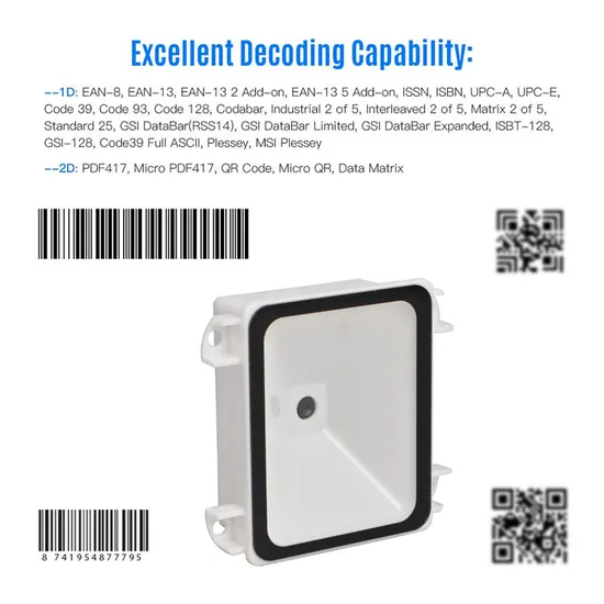 Mini 2D Scanner di codici a barre integrato, modulo lettore di codici QR omnidirezionale più piccolo per chioschi e Arduino pictures & photos