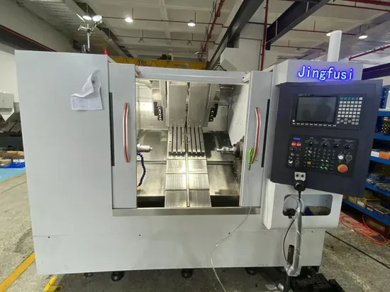 Doppelspindel-Syntec-Steuerung Drehfräsmaschine unterstützt komplexe G-Code-Programme für maßgeschneiderte Autoteile pictures & photos