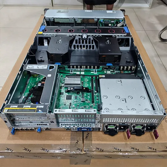ประสิทธิภาพสูง H3c ยูนิเซิร์ฟเวอร์ R4900g5 เซิร์ฟเวอร์ 2u ติดตั้งในตู้เก็บข้อมูล GPU เซิร์ฟเวอร์ pictures & photos