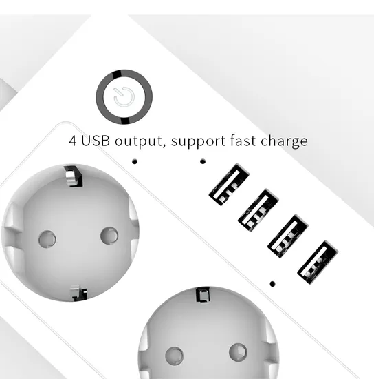 Фабрика напрямую предоставляет интеллектуальную розетку с USB и удалённым управлением, соответствующую европейским стандартам pictures & photos