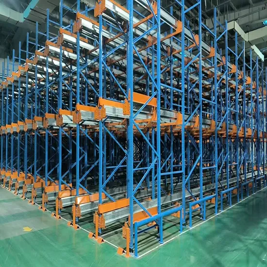 Estante de palets de doble profundidad, estante industrial de almacenamiento, estante de acero para almacén, estante de metal pictures & photos
