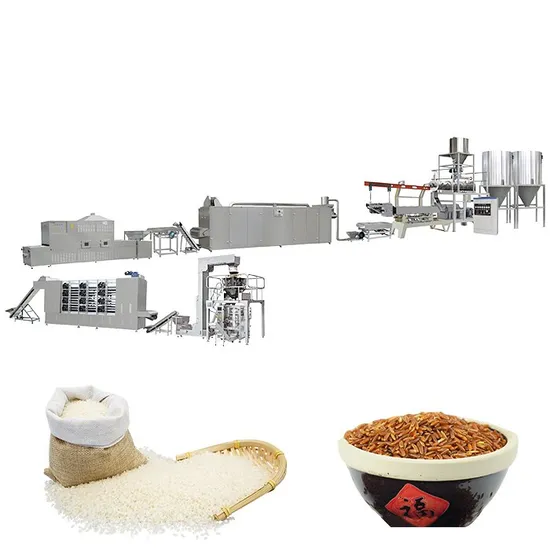 Linha de Processamento de Arroz Artificial Fortificado Extrusora de Puff de Arroz Máquina de Fazer Arroz Instantâneo Nutritivo pictures & photos