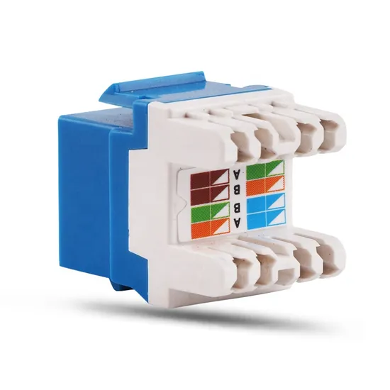 Cat5e/CAT6 Módulo de Red RJ45 Conector Keystone U/UTP No Apantallado 8p8c RJ45 Módulo Acoplador de Cable de Red pictures & photos