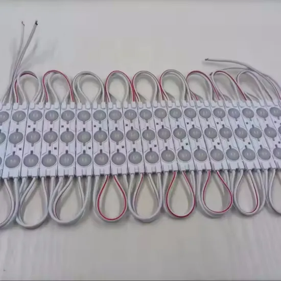Modul Injeksi LED Modul LED DC12V 3 Chip Cahaya Luar Ruangan Supercerah Merah Biru Hijau untuk Tanda Huruf Iklan Tanda Modul LED untuk Tanda Kotak Cahaya pictures & photos