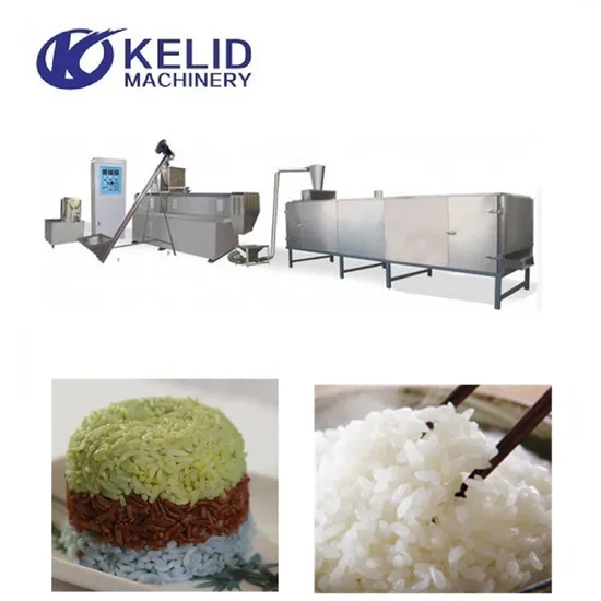 Linea di lavorazione del riso fortificato, macchina per la produzione di riso nutrizionale artificiale pictures & photos