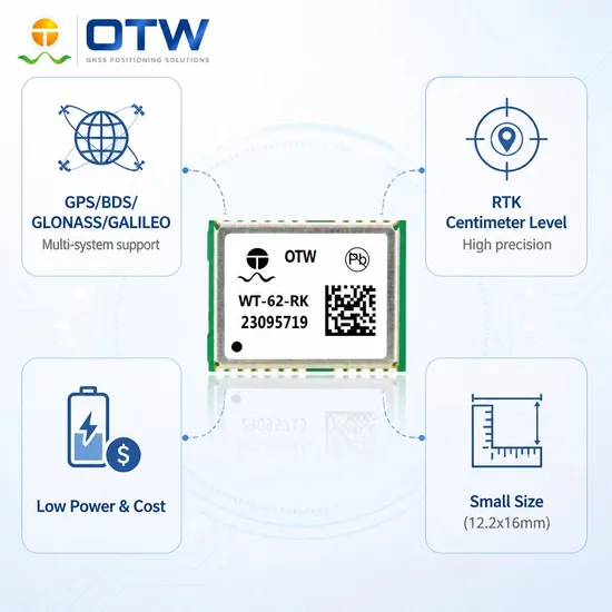 Wt-62-Rk Modulo Multi Gnss Rtk Precisione a Centimetro Ricevitore GPS a Doppia Frequenza pictures & photos