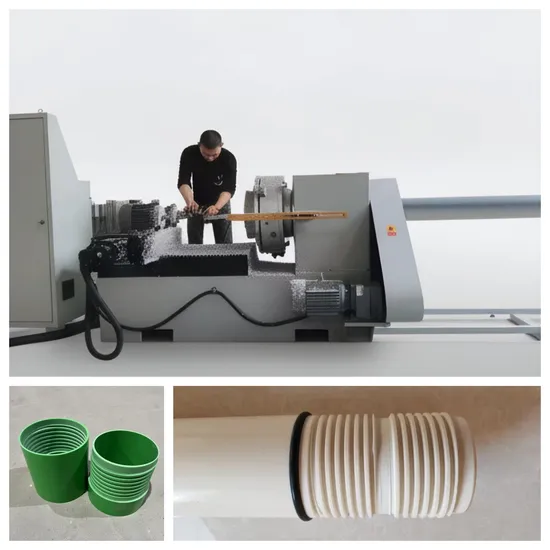 완전 자동 UPVC PVC PE 파이프 나사 가공 플라스틱 파이프 나사 가공기 PVC 파이프 나사 가공기 CNC 기계 튜브 나사 가공 PVC 파이프 기계 pictures & photos