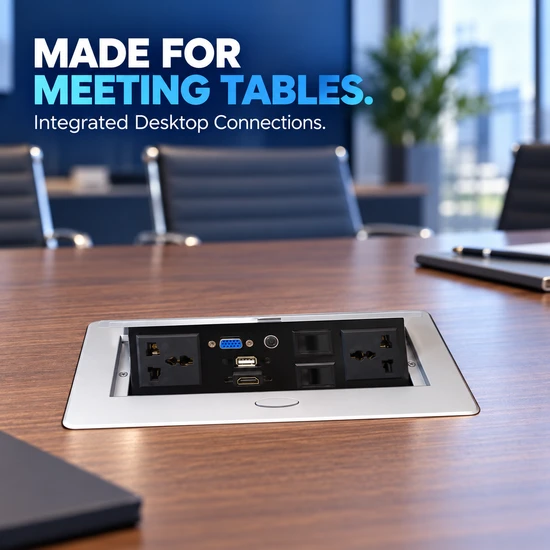 Bảng cắm nổi có cổng USB-C và RJ45 mô-đun dữ liệu pictures & photos