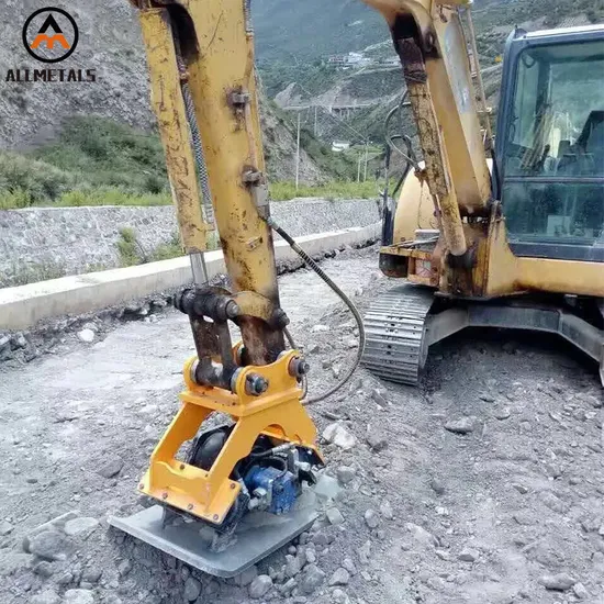 Compacteur de sol vibratoire hydraulique pour excavateur de 5-30 tonnes R200/R210/R220-5/R225LC-7/R265/R290/R300LC/R305LC/R330LC/R360/R450 pictures & photos