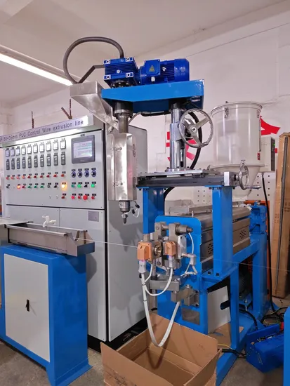 Datenkabelherstellungsmaschine PVC-Kunststoffisolierkabelmaschine Extrusionsproduktionslinie pictures & photos