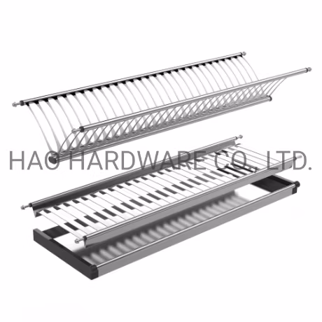 2-Tier Stendibiancheria per piatti Organizer per piatti da cucina Rack per piatti da cucina pictures & photos