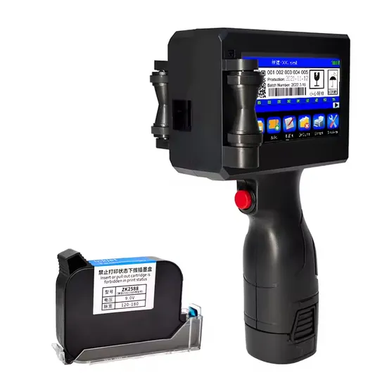 Touchscreen QR-Code Ablaufdatum Chargencode Digital Mini Tragbarer Handheld Tintenstrahldrucker pictures & photos