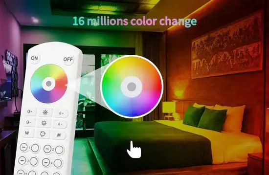 RGB RGBW Rgbcct 150m Lange bedieningsafstand 8 Zone afstandsbediening PWM LED-strip RF afstandsbediening voor LED pictures & photos